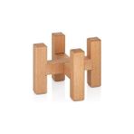 Nacario Mini Saksı Ayağı Saksı Standı 15X11 cm Ahşap Saksılık Kaktüs Sukulent Saksılığı