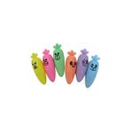 Nacario Miniso Eğlenceli Havuçlar 6'lı Fosforlu Kalem Seti Çok Renkli, 511210367