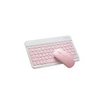 Nacario Mk-4 Kablosuz Ergonomik Apple-Android-Windows Manyetik Tablet Kılıf Uyumlu Klavye Mouse Kiti(Türkçe