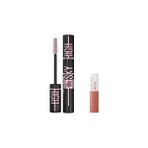 Nacario New York Lash Sensational Sky High Cosmic Black Maskara & Mini Super Stay Matte Ink Liki
