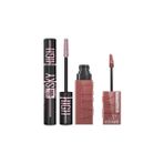 Nacario New York Lash Sensational Sky High Cosmic Black Maskara + Super Stay Vinyl Ink Uzun Süre