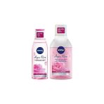 Nacario Nivea Aqua Gül Suyu Içeren Çift Fazlı Micellar Makyaj Temizleme Suyu 400ML Nemlendirici Ton