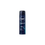 Nacario Nivea Men Erkek Sprey Deodorant Deep Beat 150ML, 72 Saat Anti-Perspirant Koruma