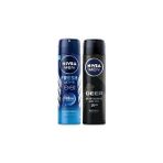 Nacario Nivea Men Erkek Sprey Deodorant Deep Dimension 48 Saat Koruma, 150 Ml, Erkeksi Koku + Nivea Men Erk