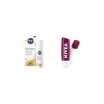 Nacario Nivea Sun SPF50 Primer Nemlendirici Makyaj Bazı 30ML Böğürtlen Nemlendirici Dudak Kremi Parla