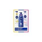 Nacario Nivea Vücut Losyonu Değerli Yağlar,kiraz Çiçeği Jojoba Yağı 400ML&Q10 Sıkılaştırıcı & Vücut Sütü