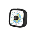 Nacario Npo Mutfak,ders,yemek Için 60DK Analog Alarm Zamanlayıcı,pomodoro Öğrenci Motivasyon Saati (Siyah-Y