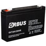 Nacario Orbus 6 Volt 7 Amper Kuru Akü (150 * 30 * 94 Mm)