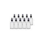 Nacario Paradise 10 Adet 50 ml Cam Yeniden Doldurulabilir Sprey Kolonya Boş Parfüm Şişesi