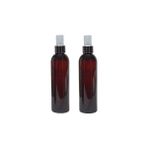 Nacario Paradise 2 Adet 200 ml Gümüş Renk Spreyli Amber Boş Pet Şişe
