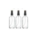 Nacario Paradise 3 Adet 50 ml Cam Yeniden Doldurulabilir Sprey Kolonya Boş Parfüm Şişesi