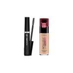 Nacario Paris Telescopic Lift Maskara + Infaillible 32H Fresh Wear C Vitaminli Fondöten - 125 Natur