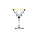 Nacario Paşabahçe Elysia Golden Touch Kokteyl Kadehi, Şeffaf, 220 C