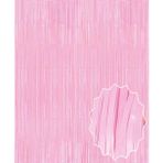 Nacario Pembe Püsküllü Kapı Perdesi