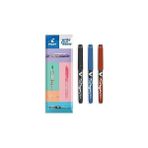 Nacario Pilot V Işaret Kalemi - Fineliner Marker Kalemler - 2,0 mm Uç Ucu - 0,6 mm Çizgi Genişliği - Temel