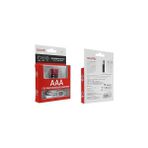 Nacario PL1400, Aaa, Şarjlı Pil, 1.5VOLT, 400MAH/750MWH, Type-C ile Kolay Şarj, 2 Li Paket