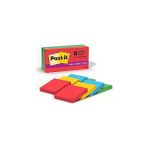 Nacario Post-It Super Sticky Notes, 5,1 x 5.1 Cm, Marrakesh Koleksiyonu, 8 Pads/pack (622 8ssan)