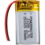 Nacario Powermaster 251525 3.7 Volt 80 Mah Lityum Polimer Pil