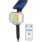 Nacario Powermaster Pm-14917 Sensörlü Kumandalı 3 Kademeli Solarlı Bahçe Aydınlatma Lambası