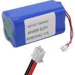 Nacario Powermaster Pm-17618 Robot Süpürge Bataryası Pili 14.8 Volt - 2600Mah 11S Lityum (Anker Eufy Robovac