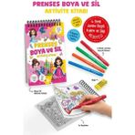 Nacario Prenses - Boya Sil Aktivite Kitabı / 3 Yaş +