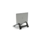 Nacario Prexua Stepper Laptop Standı - Notebook Yükseltici Altlık - Metal - Siyah - STP4025 (Siyah, Medium)