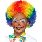 Nacario Rengarenk Kıvırcık Afro Peruk Bonus Saç