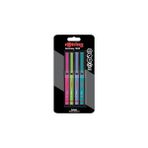 Nacario Rotring Fineliner, Ince Keçe Uçlu Kalem 0.4 Mm, 4'lü Paket, Canlı Renkler - Çok Renkli