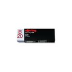 Nacario Rotring Rapid B20 Kurşun Kalem Silgisi, Büyük Boy, Beyaz