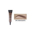 Nacario Ruby Face Kaş Boyasi & Kaş Firçasi - Kesik Uçlu #03 Chocolate
