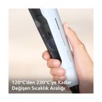Nacario Saç Düzleştirici, Bukle Özellikli, Argan Yağlı Plaka, Thermoshield, Iyonik Bakım, Hızlı Isınma, Geniş Sıcaklık Ayarı, Isıya Dayanıklı Kılıf Hediyeli, BHS520/00 - Option-1
