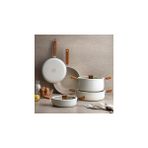Nacario Schafer Ceramoni Seramik Basık Tencere 26 Cm-Krem