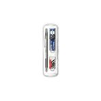 Nacario Scrikss Office Graphx 3'lü Set Mekanik Kurşun Kalem Silgi Min Saten Gri 0.7 mm - Çok Renkli