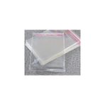 Nacario Şeffaf Bantlı Jelatin - Yapışkanlı Poşet - 1000 Adet Opp 10 cm x 15 Cm.