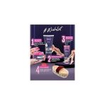Nacario Sesu 3'lü Set, El Vücut Peeling, Simli Kuru Bakım Yağı, Vücut Losyonu, At Kılı Fırça