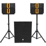 Nacario Shile PRZZ12AU 1200W Rms Aktif Ses Sistemi 18" Subwoofer 120OZ 4 Satellite Kule Seti Dsp Kontrollü - Seçenek