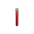 Nacario Shure WA713-RED Renkli Kulp Sadece BLX2/SM58 BLX2/BETA58A Kablosuz Vericiler Için (Kırmızı)