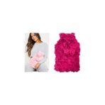 Nacario Sicak Su Torbasi Ponponlu Termofor Peluş Koyu Pembe 28X17CM 750ML