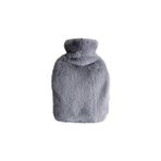Nacario Sicak Su Torbasi Yan Cepli Gri Peluş Termofor 27X17X2CM 1 Litre