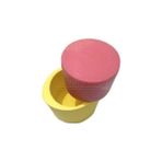 Nacario Silindir Şeklinde Silikon Mum Kokulu Taş Sabun Kalıbı 6X6X5 cm Mum-01