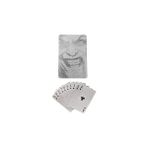 Nacario Silver Joker Iskambil Kağıdı Kaygan Plastik Su Geçirmez Oyun Kağıdı CIN884SLV
