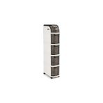Nacario Slim Tekerlekli Organizer Dolap, 4 Çekmeceli Dar Alan Depolama Ünitesi, Banyo, Mutfak Çamaşı