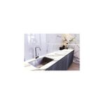 Nacario Stickerart Tezgah Üstü Fayans Kaplama Folyosu Mutfak Tezgahı Kaplama White Carrara Marble - Standart - Çok Renkli