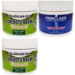Nacario Süper Çörek Otu Kremi Orta Boy 2x 100 ml - Painclass 150 ml Kuyruk Yağı Kremi - 1li