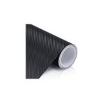 Nacario Temiz Pazar Hava Kanallı Siyah Karbon Kaplama Folyosu 20 cm x 150 cm Araç Kaplamaya Uygun
