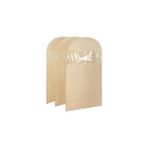 Nacario Textile 3'lü Bej Balıksırtı Elbise Kılıfı Set