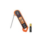 Nacario Thermopro TP19H Su Geçirmez Dijital Et Termometresi, Otomatik Dönen Işıklı Ekran, Harek - Çok Renkli