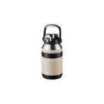 Nacario Tkk Mega Boy 1500ML Pipetli/pipetsiz Kullanım Askılı Paslanmaz Çelik Termos Matara (Bej) - 1,5 lt