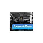 Nacario Trakmats Peugeot Partner 2019-2025 Için Uyumlu Oto Ön Cam Güneşlik, Katlanabilir Milfonlu, Uv Korum