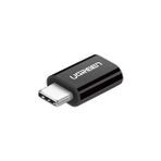 Nacario Ugreen Micro USB To Type-C Dönüştürücü Adaptörü, Siyah